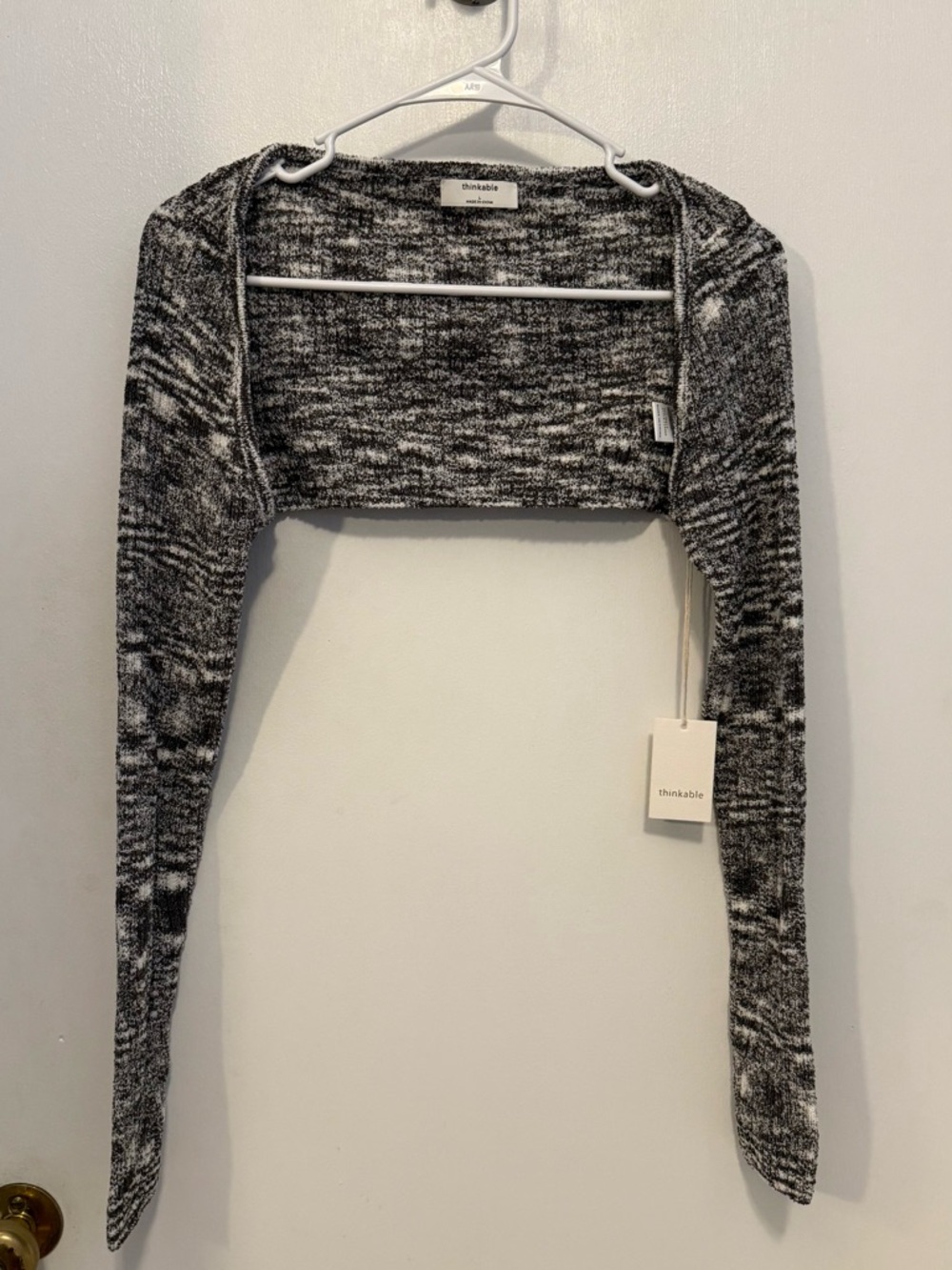 Set Of Two Thinkable Shrugs Size Large Multicolored Knit NWT